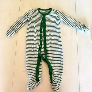 Baby gap striped footie
